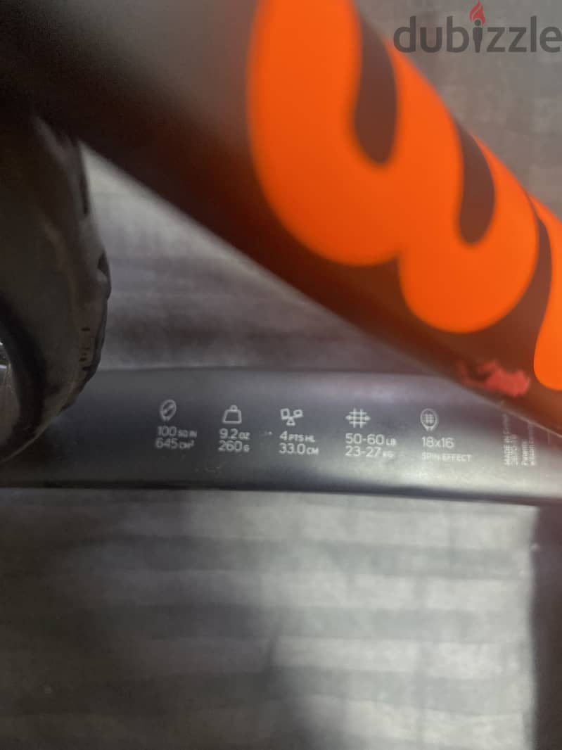 Wilson burn 260g racket new condition 2