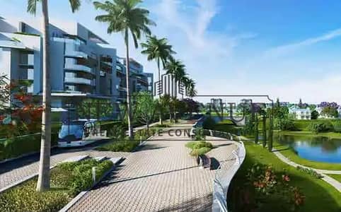 اي فيلا ارضي بحديقة للبيع في mountain view icity مرحلة لاجون بارك علي موقع مميز مباشرا علي اللوجون