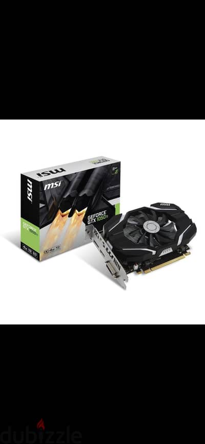 MSI GeForce GTX 1050 Ti 4GB - بحالة ممتازة مع نتائج الاختبارات