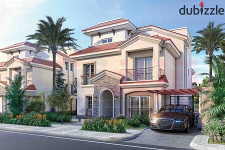 Townhouse for Sale (Building 280 sq m + Land 245 sq m + Roof 65 sq m) in Sawary Compound - First row from the lake