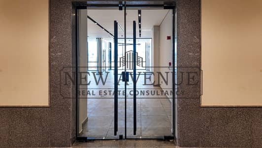Fully finished office 132 sqm with terrace for rent at El borouj El sherouk