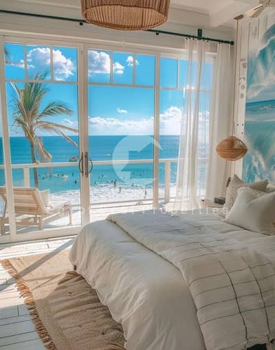 Chalet for sale in Marsa Baghoush, double view overlooking the sea and lagoon, at a lowest  price
