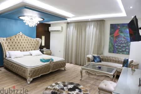 شقة للبيع في المهندسين مفروشة ألترا سوبر لوكس– بجوار نادي الصيد المصري