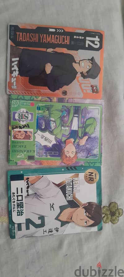 بطاقات هايكيو نادرة /haikyu TCG