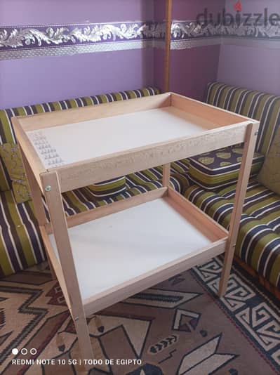 ترابيزه تغيير حفاظه اطفال ايكيا 70*50 سم