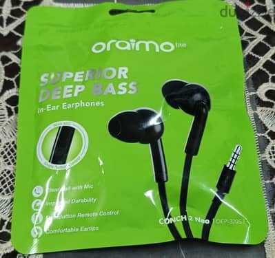 “سماعات أذن سلكية oraimo CONCH 2 Neo 3 OEP-320S الأصلية