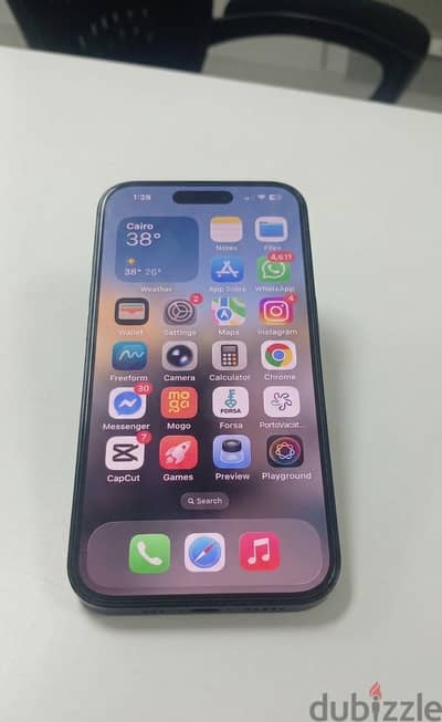 iPhone 16 128GB Black - 93% Battery - حالة ممتازة