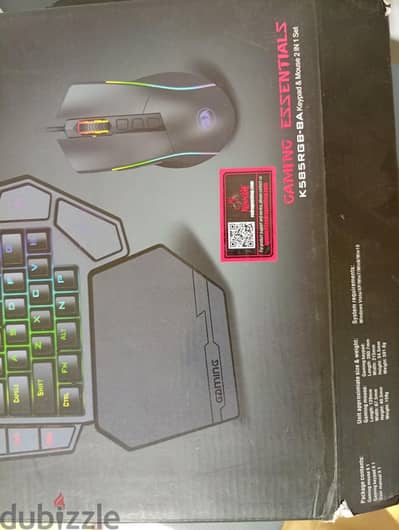 one handed keyboard and mouse combo