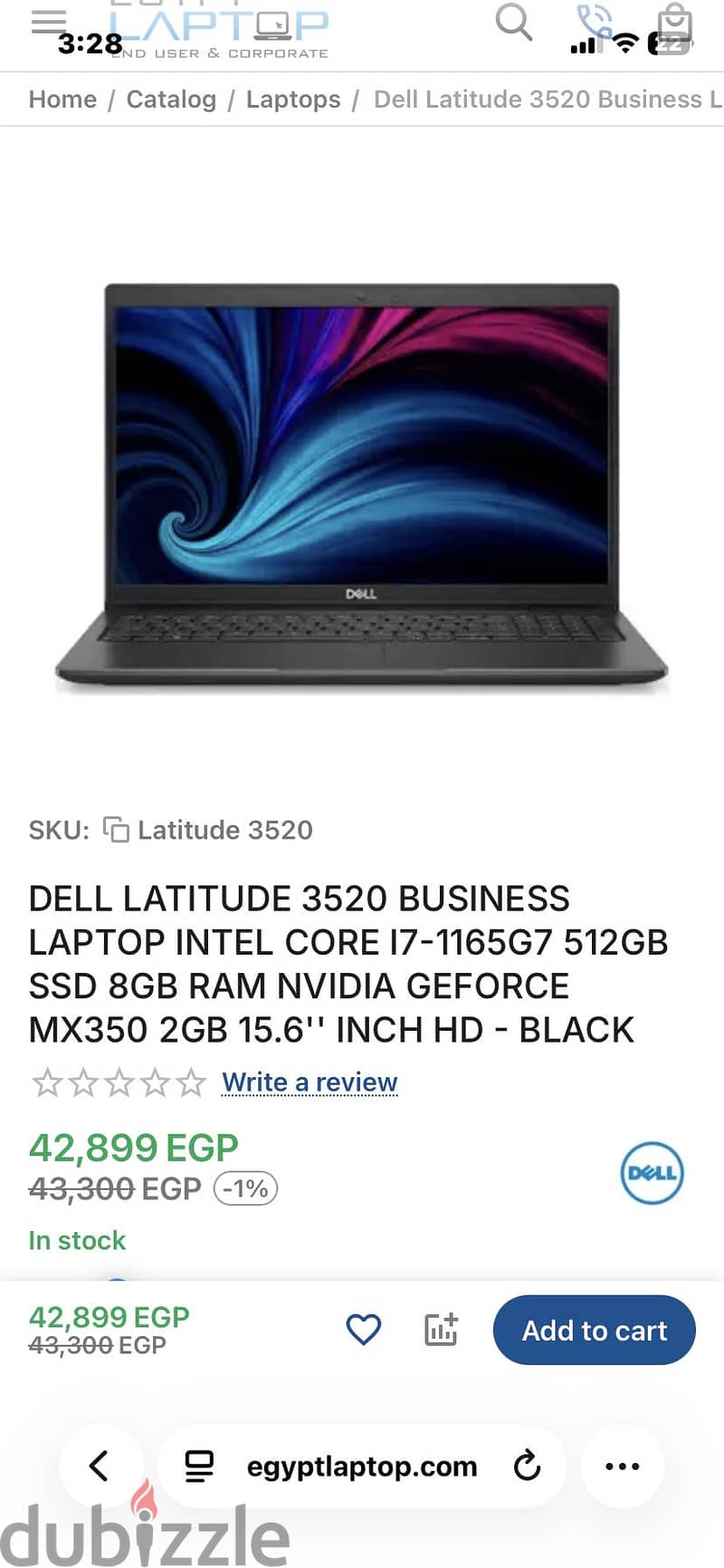 Dell Latitude 3520 i7 8