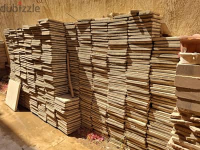 85 متر مربع بلاط ارضيات للمسطحات الخارجية انتاج مصنع هرموش ابعاد 30*30