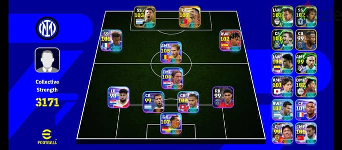 تلات حسابات للبيع كريستيانو 150 و كافو 200 و اغويرو 500