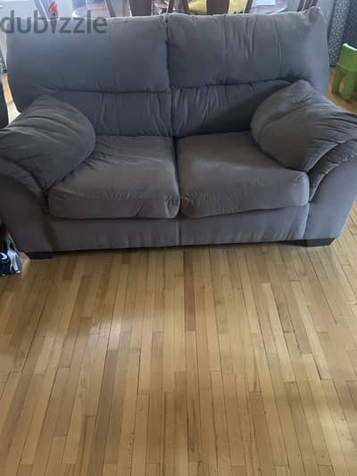 Good condition sofas and lazy boy