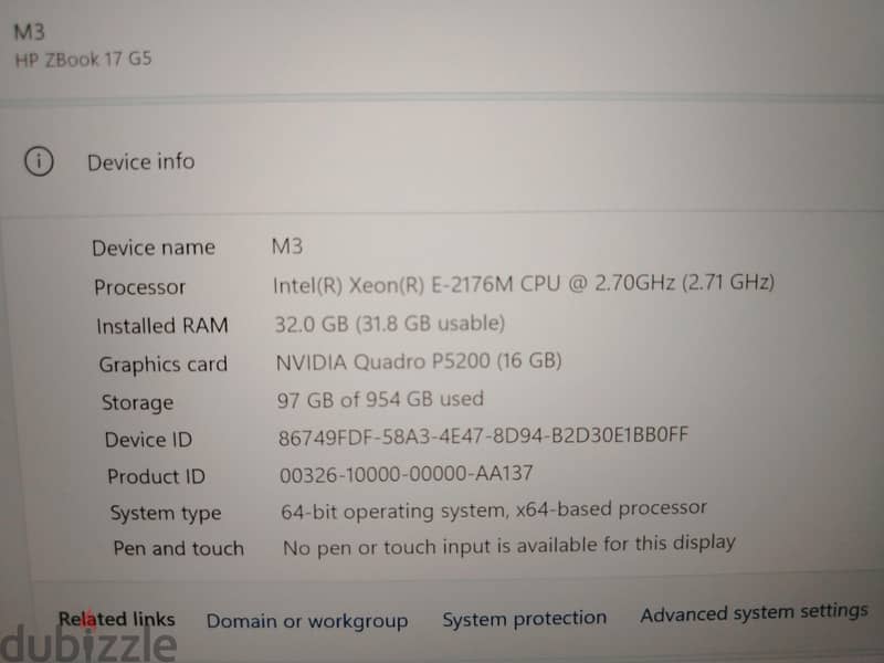 hp zbook g5 17 3