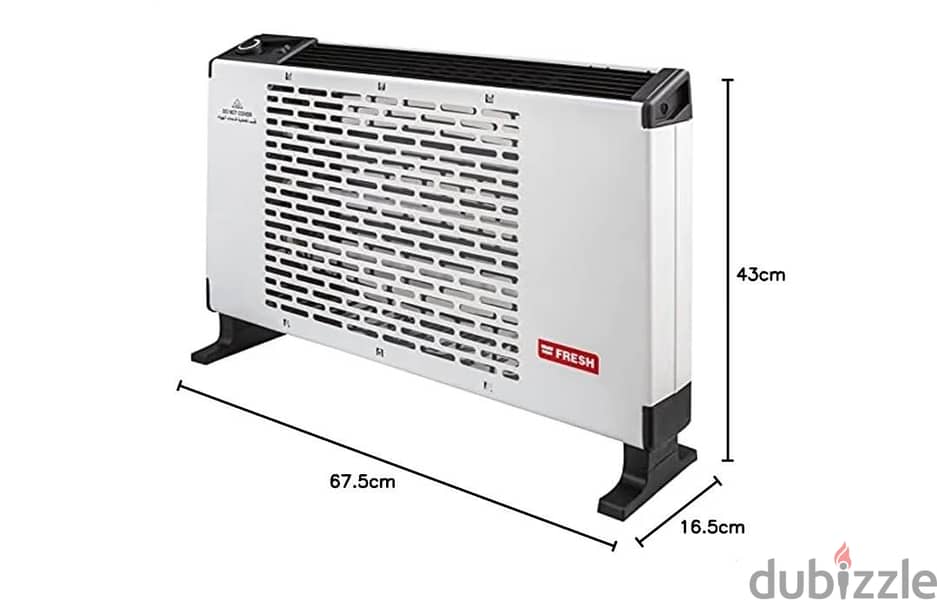 Fresh PSM-210 Quartz Heater - White 1