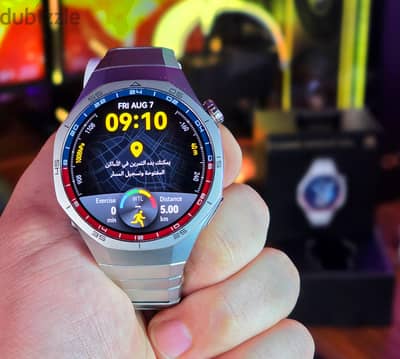 النسخة التيتانيومHuawei Watch GT 5 Pro 46mm Titanium ضمان سنة