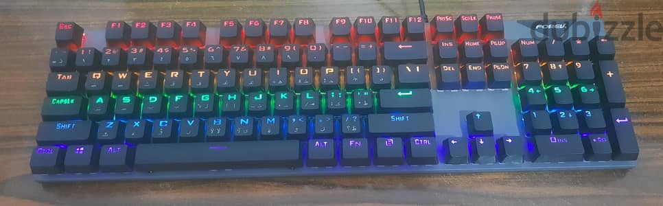 FOREV Gaming RGB – Full Size كيبورد