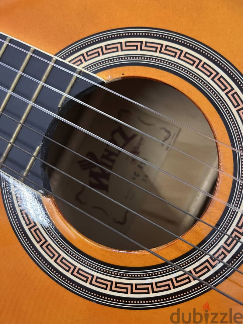 WINZZ AC851 Classical Acoustic Guitar – Nylon Strings 9