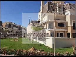 Villa with a distinctive view, immediate delivery in Saray Compound, the lowest price in Al-Marakb