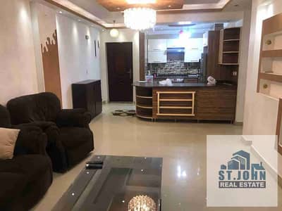 Al Rehab apartment 105m for rent furnished close to Mall 2 and services 3 rooms and 2 bathrooms fully finished modern furnishings