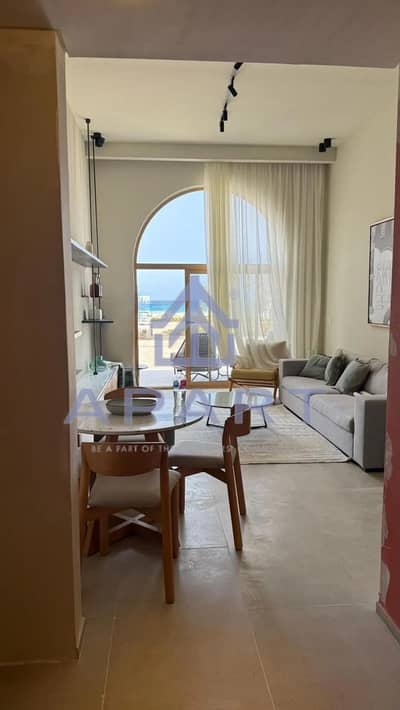 Last Lowest Price Delivery Soon 2 bedrooms Chalet +ACs Discount 28% Prime Location! At ramla marakez ras elhikma / sidi heneish / north coast