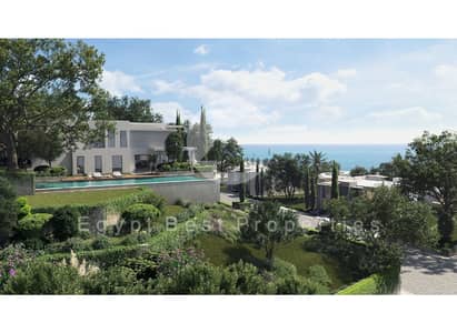 Panoramic sea view fully finished with Central ACs 3 bedrooms chalet for sale in Katameya Coast North coast