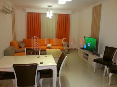 90-square-meter furnished apartment for rent in Al Rehab; custom finishes, located close to all amenities.