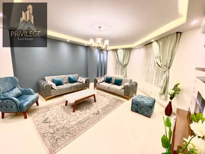 For rent furnished and fully air-conditioned, modern furnishings, Al-Mahrag Al-Ula, Maadi
