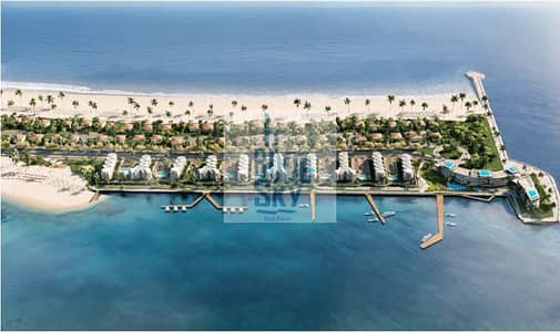An exceptional investment opportunity: a "super-lux" chalet for sale in Marina 5, El Alamein—in the heart of the North Coast—featuring a prime view an