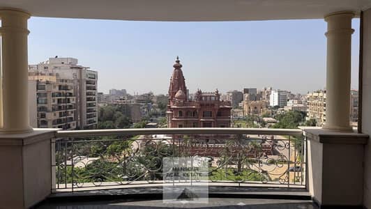 شقة كالقصر 400 متر  للبيع فيو قصر البارون قلب مصر الجديدة شارع العروبة صلاح سالم الرئيسي منطقة فلل و قصور