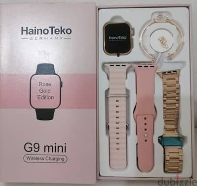 ساعة ذكية Haino Teko G9 mini بحالة ممتازة ومعها كل مشتملاتها