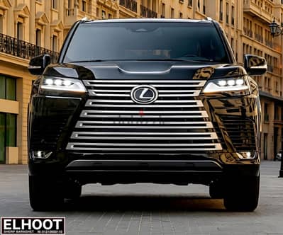 لكزسLX600 أعلي فئة ٧ مقاعد وشاشات خلفية وهوك خلفي 2026
