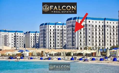 Ready for viewing, first row lagoon, luxury finishing, apartment for sale in Latin District New Alamein North Coast, next to Marassi