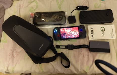 ROG Ally X console with accessories kit, mint condition