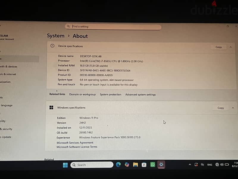 Lab top levovo think pad E590 3