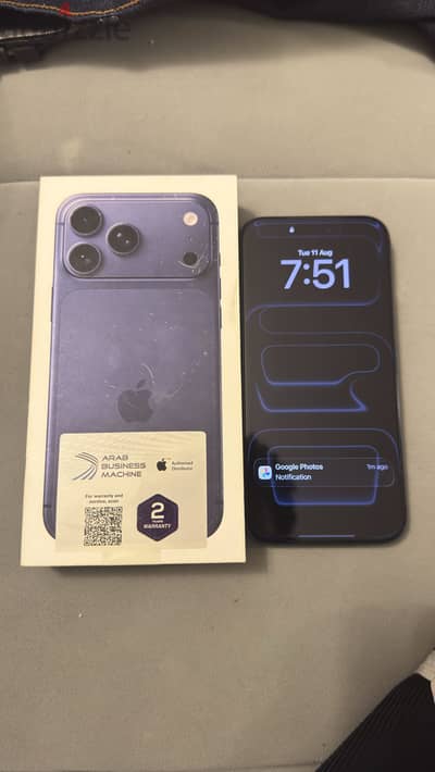 Apple - iPhone 17 Pro Max b100%/ 2years warranty