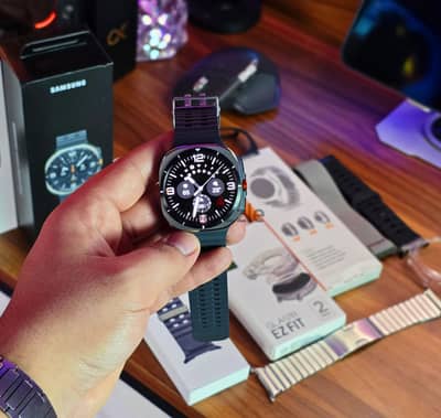 الجديدةSamsung Galaxy Watch Ultra 2025 Titanium Gray 64g