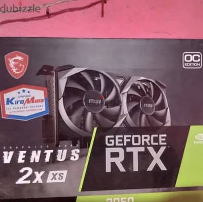 RTX 3050 8GB ventus 2X XS msi OC