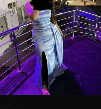 Soirée baby blue dress
