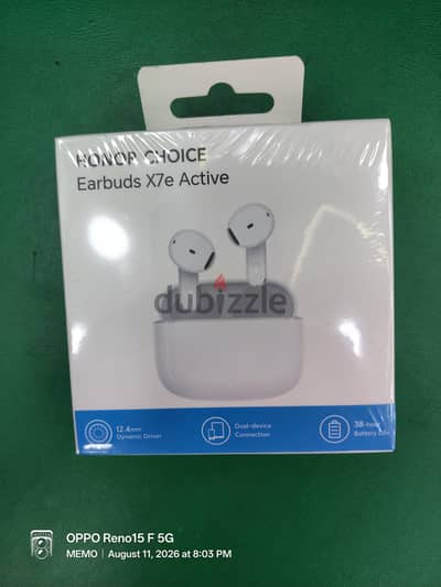 سماعه ايربودز هونر اورچنال  x7e active