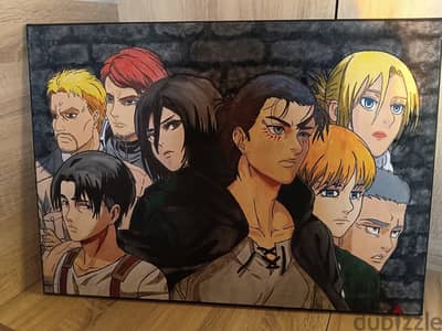 لوحة شخصيات Attack On Titan