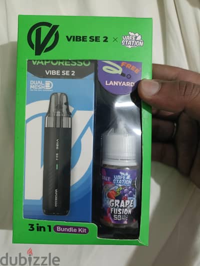 vape pod vaporesso vibe se 2 bundle فيب بود فابوريسو بانديل جديد