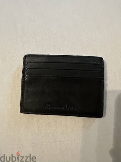 Massimo Dutti Card Holder for Men - Original - Black