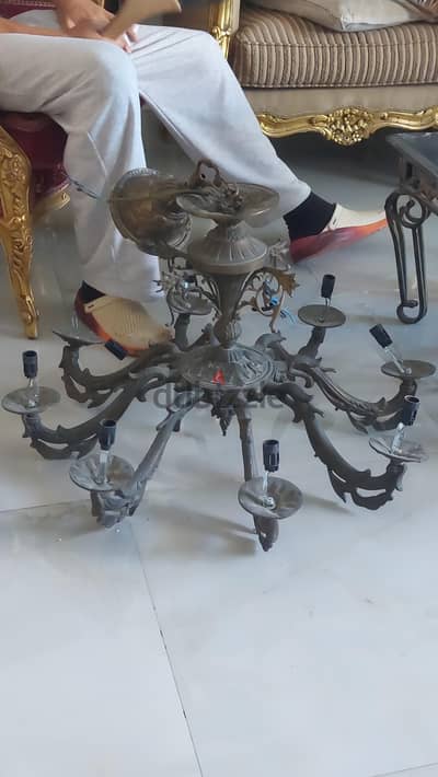 نجفه نحاس قديم ٨  اذرعه Bronze