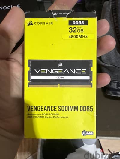 CORSAIR VENGEANCE SODIMM DDR5 4800MHZ 32GB