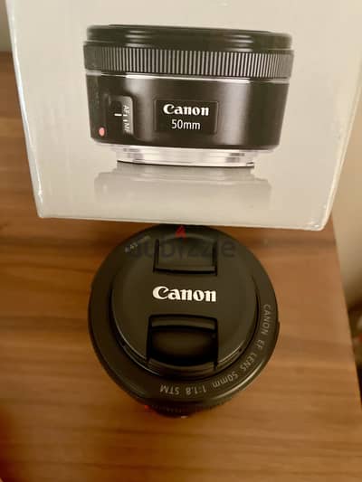 Canon lens EF 50mm F/1.8 stm brand new عدسة كانون