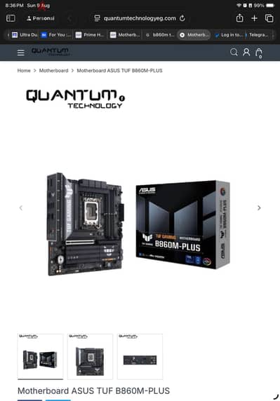 Asus tuf B860m plus
