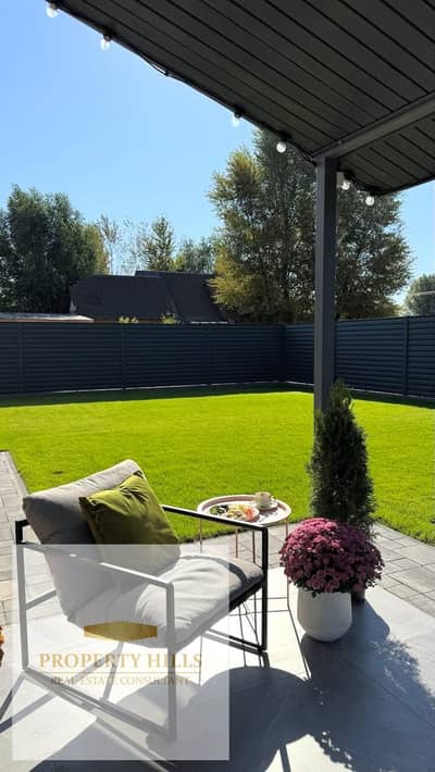 The most luxurious villa with the least down payment and installment in the palm hills compound, a very high community with a landscape view, villas only, with security and guarding all the time.
