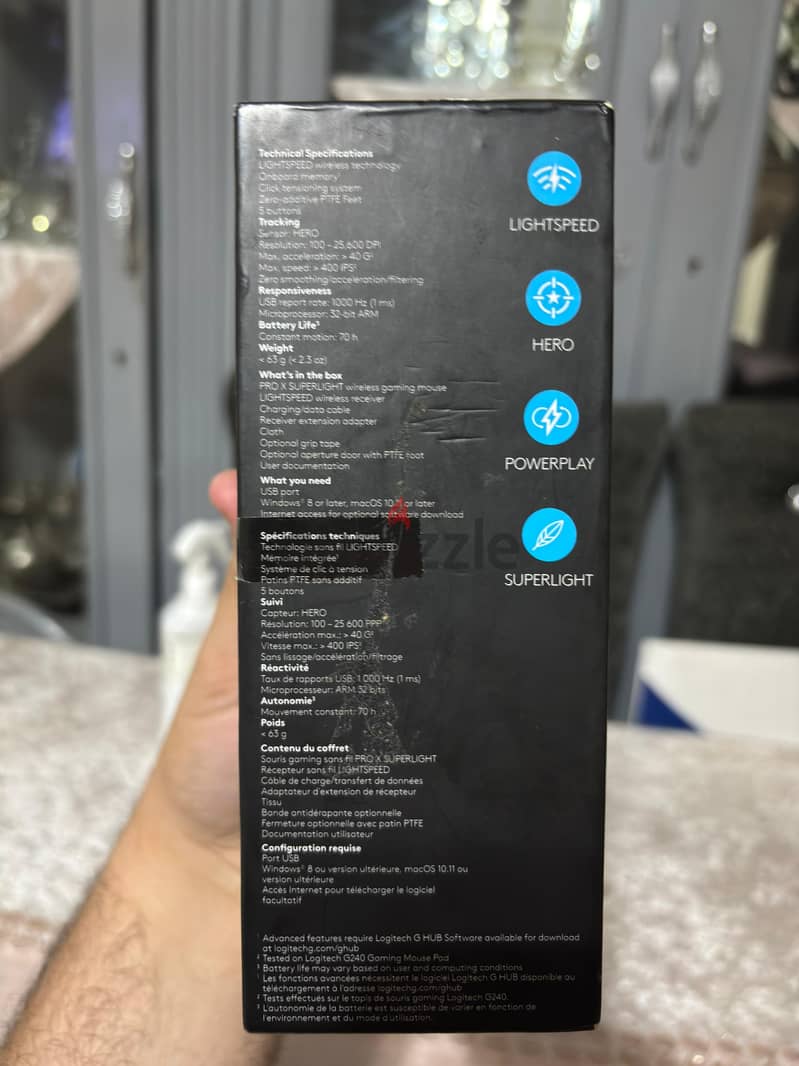 Logitech x pro super light  Used for sale 8
