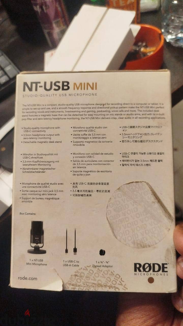 Røde mini USB Microphone 1