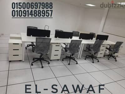 خلية عمل-ورك ستيشن خشب mdfاسباني-اثاث مكتبي- work station-partiton